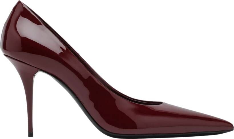 Saint Laurent Lage Hak Pumps Norma Red Dames