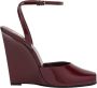 Saint Laurent Lage Hak Sandaal Orhand Red Dames - Thumbnail 1