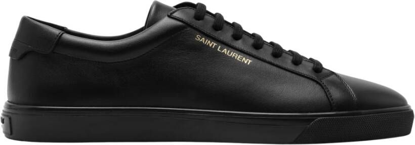 Saint Laurent Lage Top Sneaker Andy Black Heren