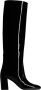 Saint Laurent Lakleren laarzen Made in Italy Black Dames - Thumbnail 6