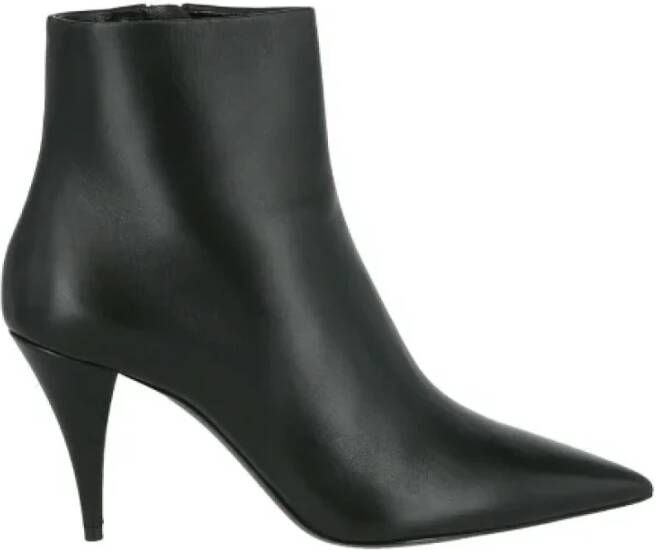 Saint Laurent Leather boots Black Dames