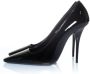 Saint Laurent Leather heels Black Dames - Thumbnail 1