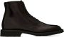 Saint Laurent Leger Leren Laarzen Black Heren - Thumbnail 1