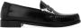 Saint Laurent Leren Penny Loafers met YSL Logo Black Heren - Thumbnail 1