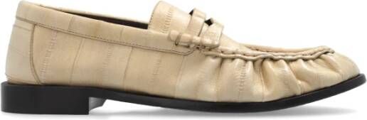 Saint Laurent Leren schoenen `Le Loafer` Beige Dames