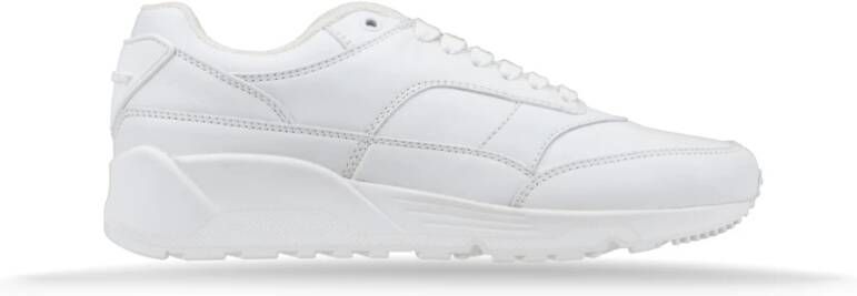 Saint Laurent Leren Vetersneakers White Heren