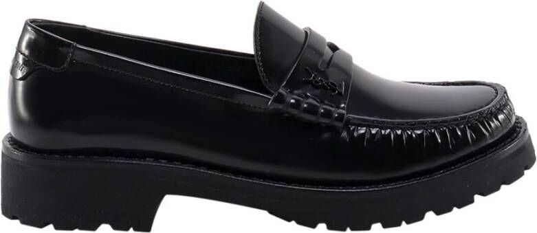 Saint Laurent Monogram Loafer Black Dames