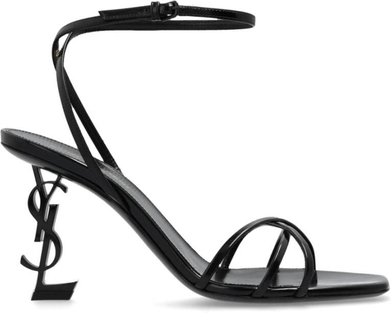 Saint Laurent Opyum hoge hakken sandalen Black Dames