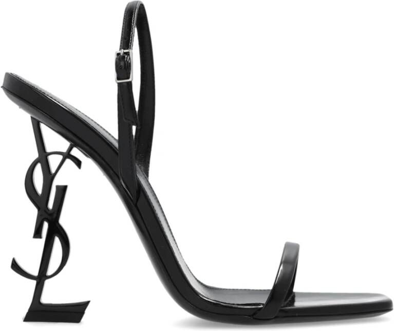 Saint Laurent Opyum hoge hakken sandalen Black Dames