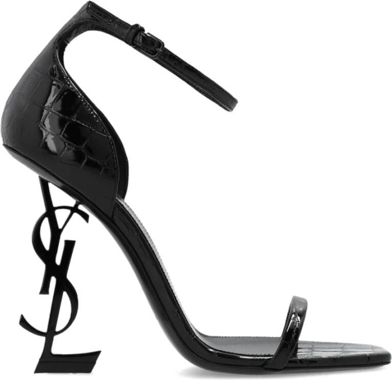 Saint Laurent Opyum hoge hakken sandalen Black Dames