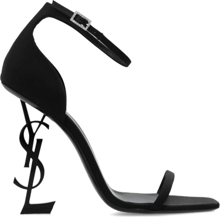 Saint Laurent Opyum hoge hakken sandalen Black Dames