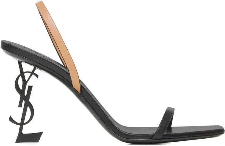 Saint Laurent Opyum Sandalen Black Dames