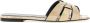 Saint Laurent Paling Leren Platte Sandalen Beige Dames - Thumbnail 1