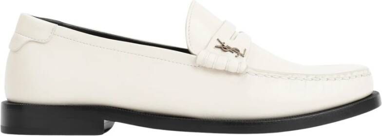 Saint Laurent Parel Loafers Nude Neutrals Beige Dames