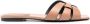 Saint Laurent Platte Kalfsleer Tostado Tribute Beige Dames - Thumbnail 1