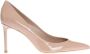 Saint Laurent Elegante Zwarte Leren Pumps Beige Dames - Thumbnail 1