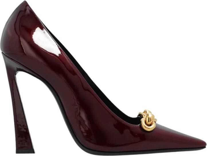 Saint Laurent Elegante Decollete Schoenen voor Vrouwen Red Dames