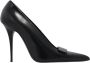 Saint Laurent Klassieke Zwarte Leren Pumps Black Dames - Thumbnail 5