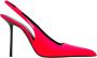 Saint Laurent Roze Leren Pumps Ss22 Red Dames - Thumbnail 1