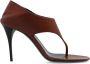 Saint Laurent Sandalen met hak Sand Brown Dames - Thumbnail 1