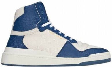 Saint Laurent Sl 24 Mid-Top Sneakers Blauw Heren