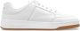 Saint Laurent Witte Lage Veterschoenen van Leer White Heren - Thumbnail 2