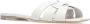 Saint Laurent Slides Sandalen Zwart Leer White Dames - Thumbnail 1