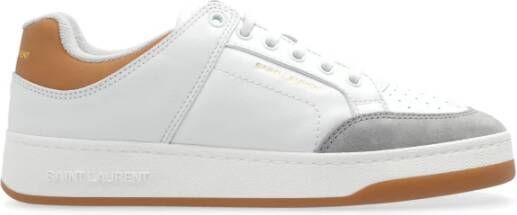 Saint Laurent Casual Sneakers in Marineblauw White Dames