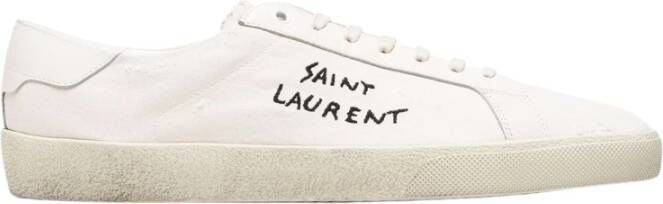 Saint Laurent Sneakers Wit Heren