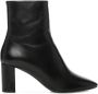 Saint Laurent Stijlvolle Enkellaarzen Black Dames - Thumbnail 1