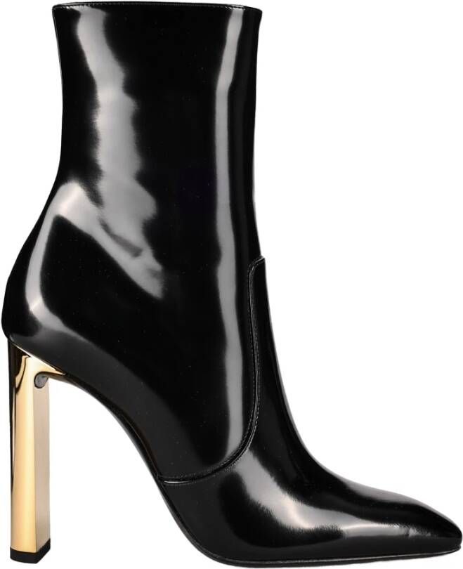 Saint Laurent Stijlvolle Enkellaarzen Black Dames