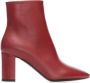 Saint Laurent Stijlvolle Enkellaarzen Red Dames - Thumbnail 1