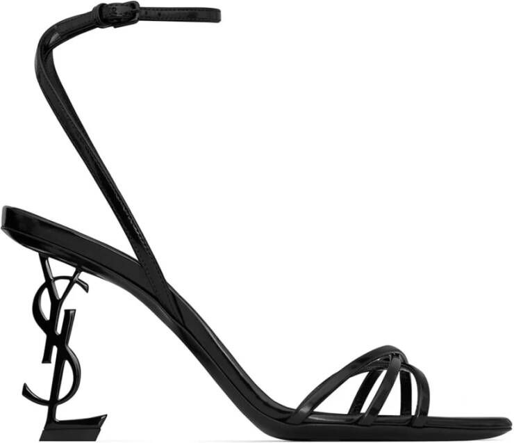 Saint Laurent Opyum hoge hakken sandalen Black Dames