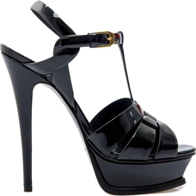 Saint Laurent Stijlvolle Sandalen voor de Zomer Black Dames