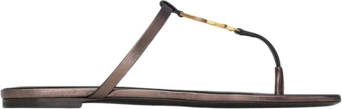 Saint Laurent Stijlvolle Sandalen voor de Zomer Black Dames