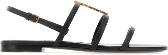 Saint Laurent Stijlvolle Sandalen voor Mannen en Vrouwen Zwart Dames