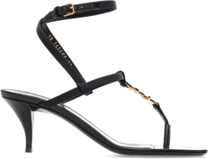 Saint Laurent Stijlvolle Sandalen voor Zomerse Dagen Black Dames