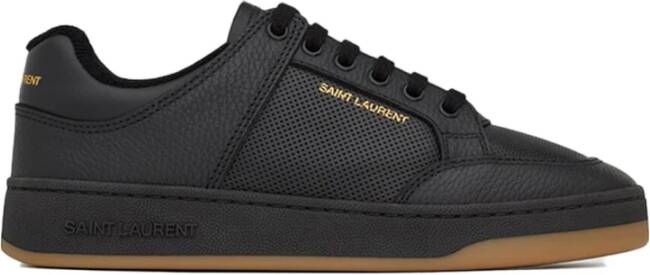 Saint Laurent Stijlvolle Sneakers met Uniek Design Black Dames