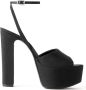 Saint Laurent Stijlvolle Zomer Sandalen Black Dames - Thumbnail 7