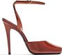 Saint Laurent Stijlvolle Zomer Sandalen voor Vrouwen Brown Dames - Thumbnail 1