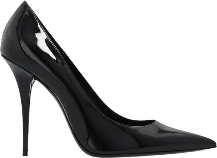 Saint Laurent Stiletto pumps in lakleer Black Dames