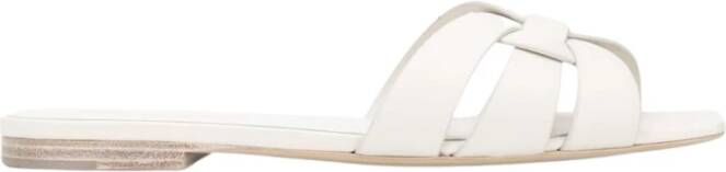 Saint Laurent Tribute kinderen plat porselein White Dames