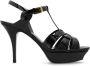 Saint Laurent Tribute platform sandalen Black Dames - Thumbnail 1