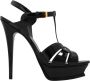 Saint Laurent Stijlvolle Sandalen voor de Zomer Black Dames - Thumbnail 1