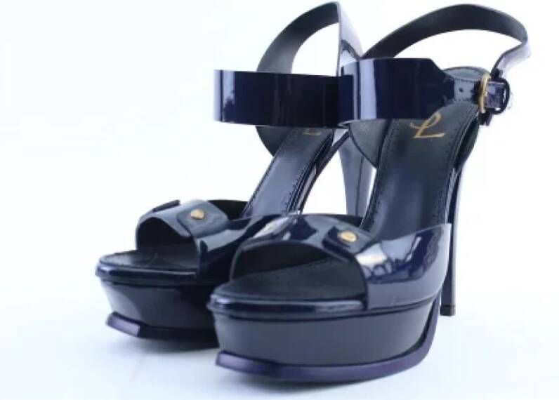 Saint Laurent Vintage Pre-owned Sandalen Black Dames