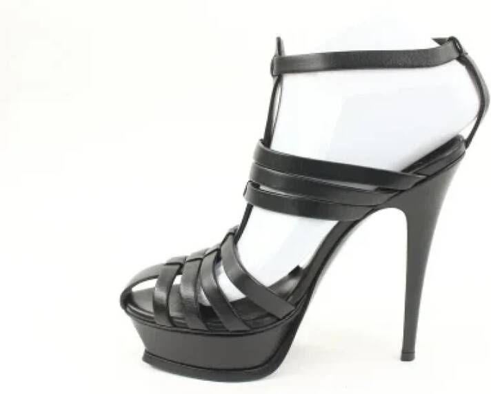 Saint Laurent Vintage Pre-owned Sandalen Black Dames