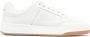 Saint Laurent Witte Lage Veterschoenen van Leer White Heren - Thumbnail 1