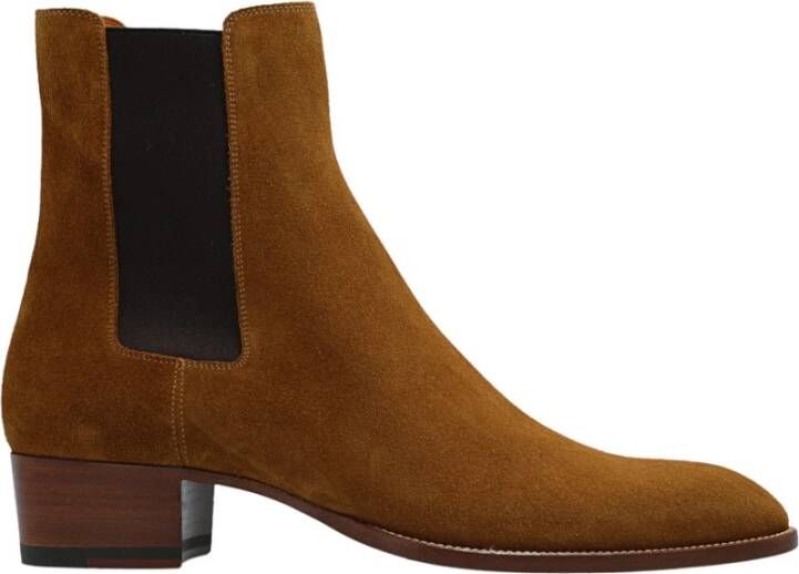 Saint Laurent Wyatt Chelsea laarzen Brown Heren