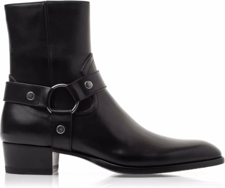 Saint Laurent Wyatt Harnas Laarzen Black Heren