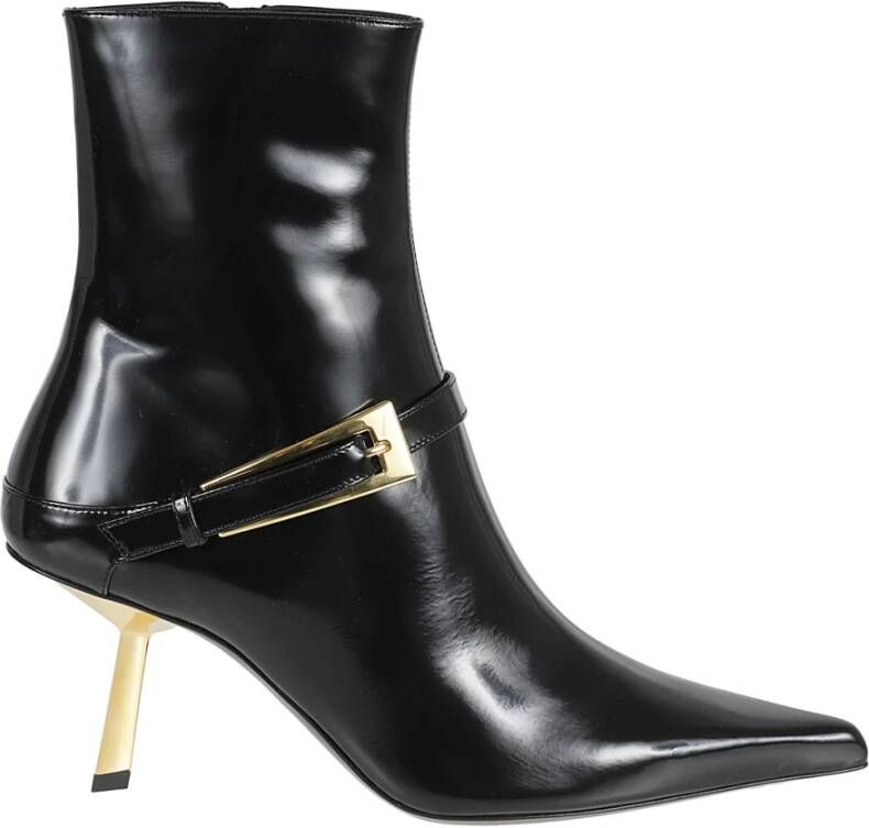 Saint Laurent Zwarte Laarzen Hacker 75 Rudolph B Black Dames